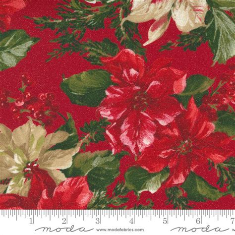 hancock fabrics red and white pointsettias with gold metallic|SPECIALTY FABRICS: Red Christmas Poinsettias .